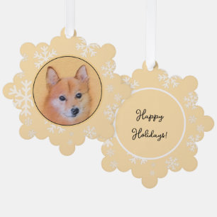 Carte Décorative Peinture finlandaise Spitz - Jote Original Chien A