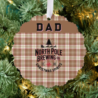 Carte Décorative Personalized North Pole Brewing Holiday