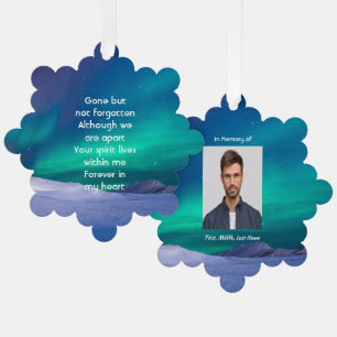 Carte Décorative Photo commémorative aurora Borealis