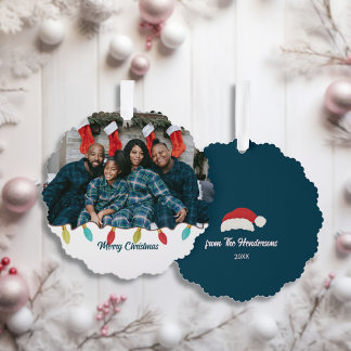 Carte Décorative Photo de Noël Retro Vibe