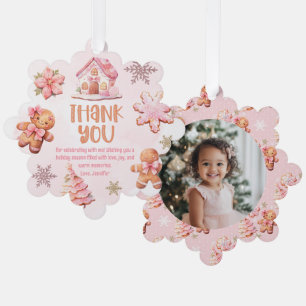 Carte Décorative photo de remerciement pour la fête de décoration d