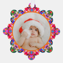 Photo personnalisé Joyeux Noël Moderne Coloré