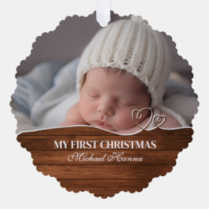Carte Décorative Premier Noël de bébé garçon Statistiques et photos