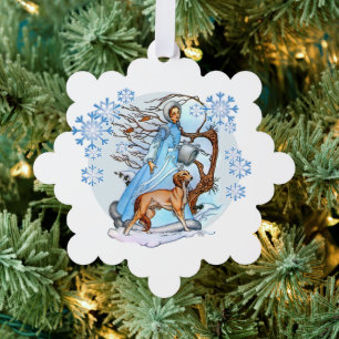 Carte Décorative Promenade d'hiver