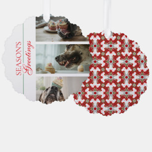 Carte Décorative Salutations de Noël drôles de Grand Danois