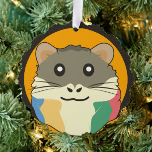 Carte Décorative Un hamster ludique et drôle