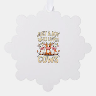 Carte Décorative Vache _ Boys & Toddler, Juste Un Garçon Qui Aime L