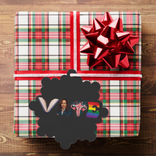 Carte Décorative VOTE Books Uterus LGBT Kamala Harris Walz Election