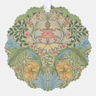 Carte Décorative William Morris Myrtle Fleur Floral Botanique