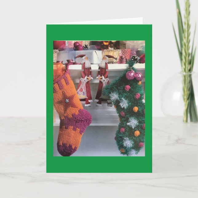 CARTE *DÉCOREZ VOTRE MANTEL* NOËL EST ICI (Devant)