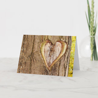 Carte découpée par arbre de jour de Valentines de