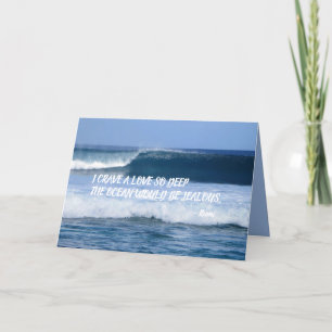 CARTE DEEP LOVE CRAVE RUMI QUOTE