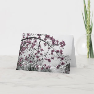 CARTE DEEPEST SYMPATHY GREETING CARD