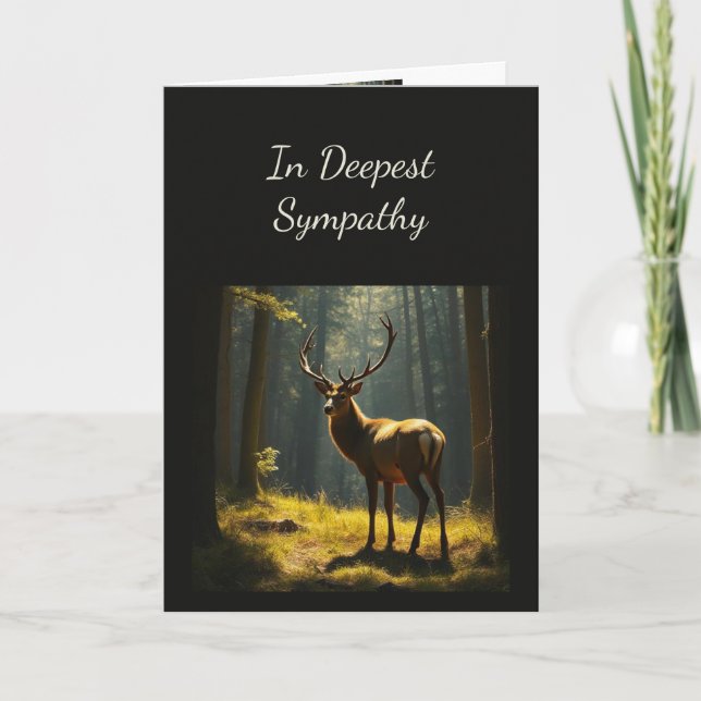 Carte Deer Forest Nature (Devant)