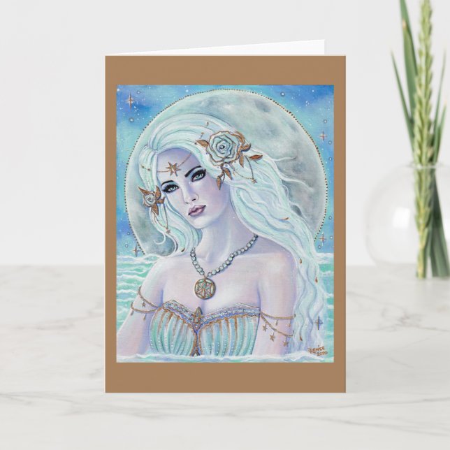 Carte Déesse d'amour Aphrodite de Renée Lavoie (Devant)