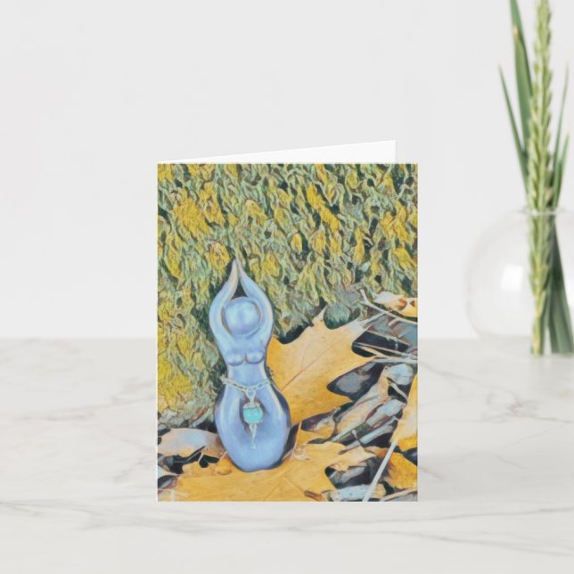 Carte Déesse dans les bois, vide toutes les occasions (Devant)