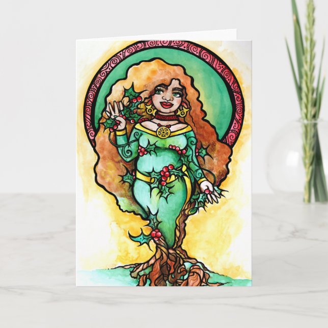 Carte Déesse de Pagan Yule (Devant)