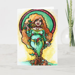 Carte Déesse de Pagan Yule