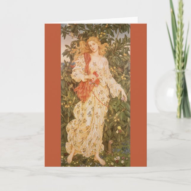 Carte Déesse des fleurs, Flora de Morgan (Devant)
