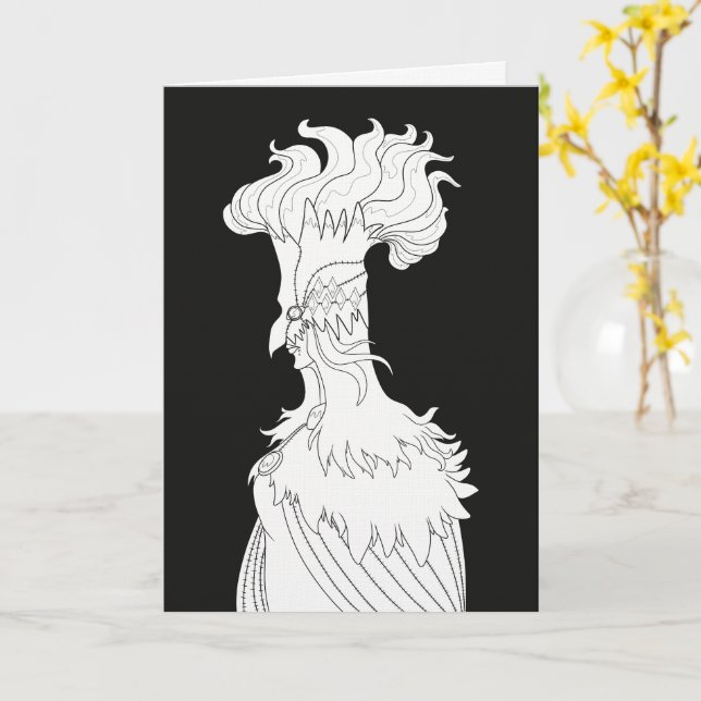 Carte Déesse du feu (Fleur jaune)