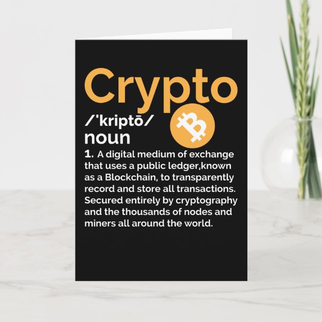 Carte Définition Crypto (Devant)