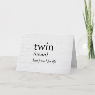 Carte Définition de dictionnaire pour TWIN