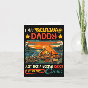 Carte Définition de papa camping beaucoup plus cool fête