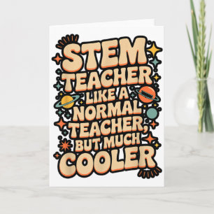 Carte Définition de professeur STEM drôle Science Math T