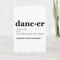 Définition d'un danseur