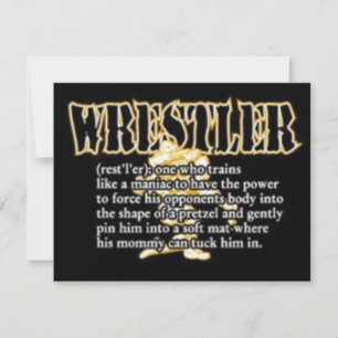 Carte Définition d'un lutteur