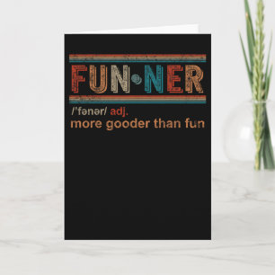 Carte Définition plus marrante que drôle hilarante C