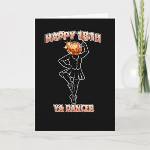 Carte Déjà Danseur Anniversaire Drôle Écossais Écosse