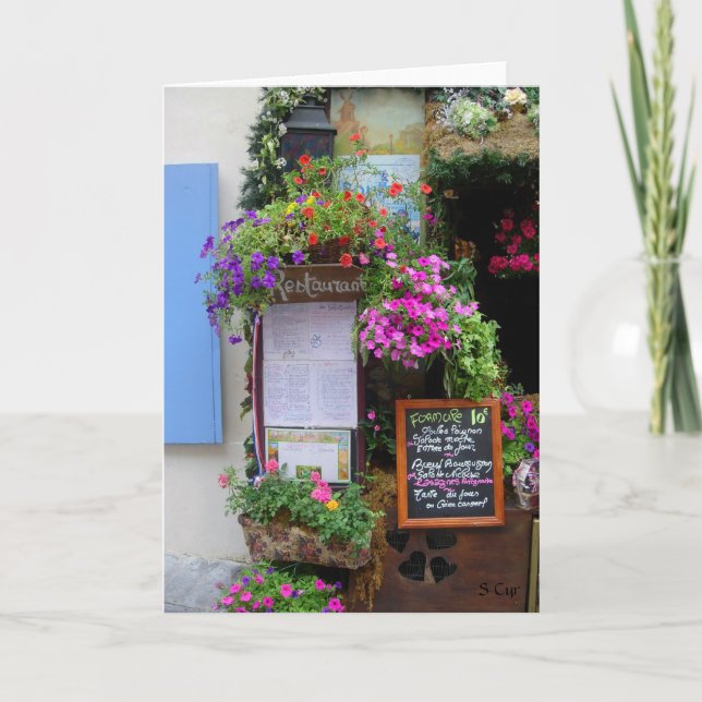 Carte Déjeuner à Paris, S Cyr (Devant)