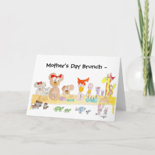Carte Déjeuner du dimanche de la fête des Mères