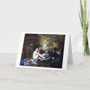 Carte Déjeuner sur l'herbe, Manet
