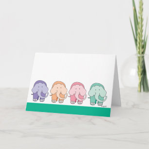 Carte d'éléphant Whimsical de 16 pieds