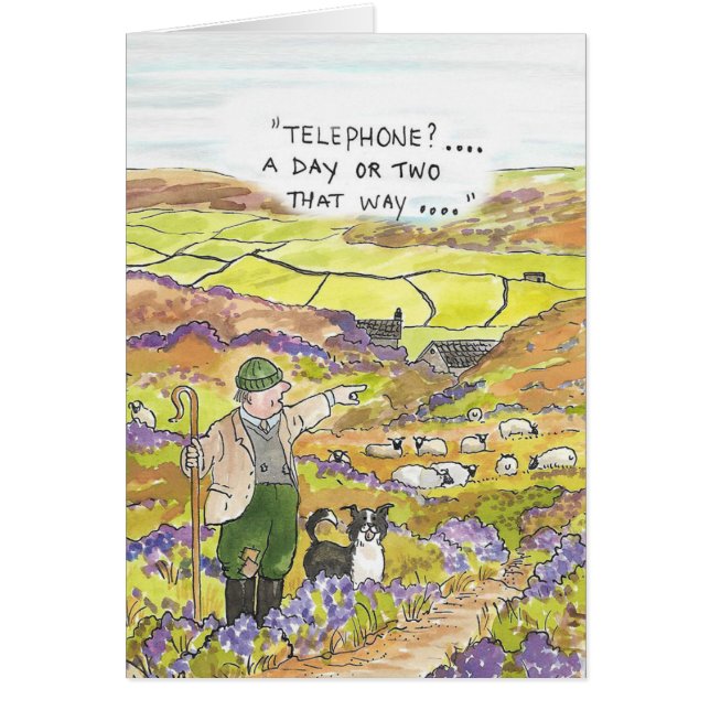Carte d'éleveur de moutons de Yorkshire (Devant)