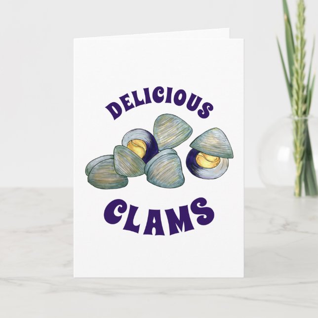 Carte Délicieux Clambake vapeur de la Nouvelle-Angleterr (Devant)