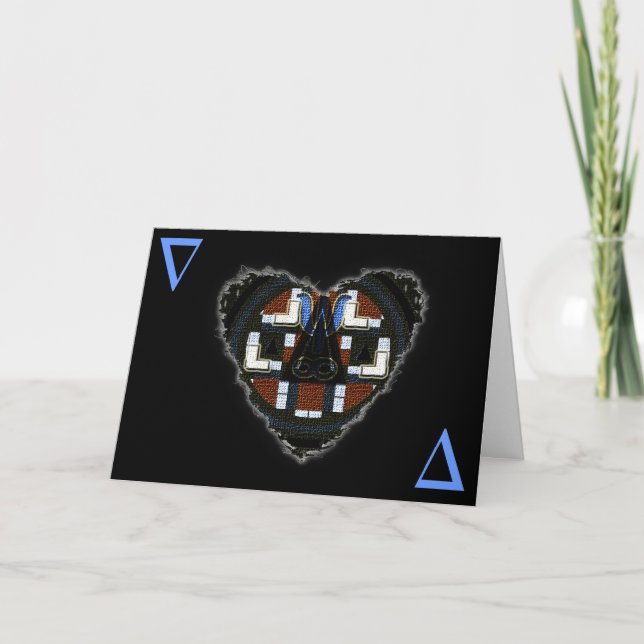 Carte Delta Heart Socionic Valentine Love Romance (Devant)
