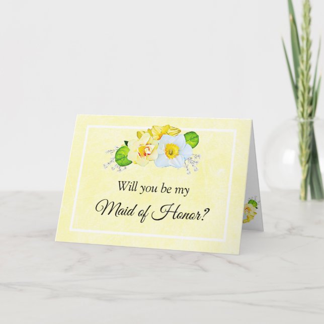 Carte Demande de témoin de mariage (Devant)