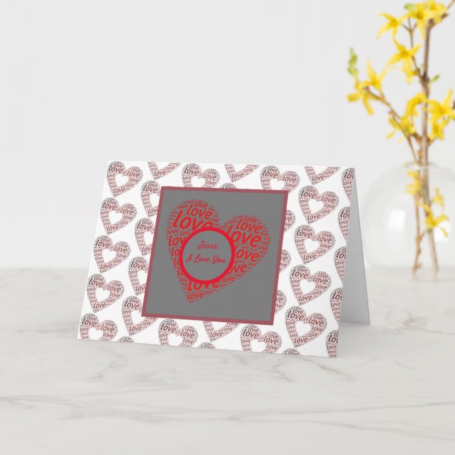 Carte Demande en mariage cœur (Fleur jaune)