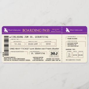 CARTE D'EMBARQUEMENT