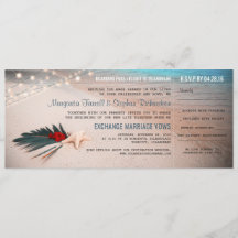 Carte d'embarquement de destination plage Billet