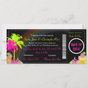 carte d'embarquement PixDezines/palmiers jumeaux