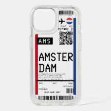 Carte d'embarquement pour Amsterdam (AMS) Nom pers