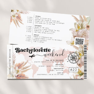 Carte d'embarquement pour le week-end de fête de f