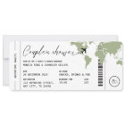 Carte d'embarquement Voyage Couple's Shower Sage G