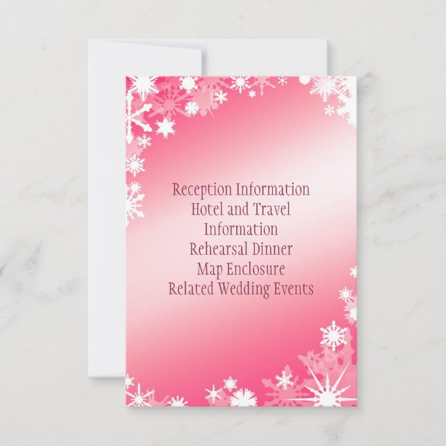 Carte d'enceinte des flocons rouges (Devant)
