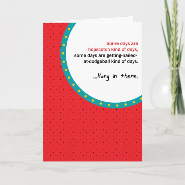 Carte d'encouragement (Devant)