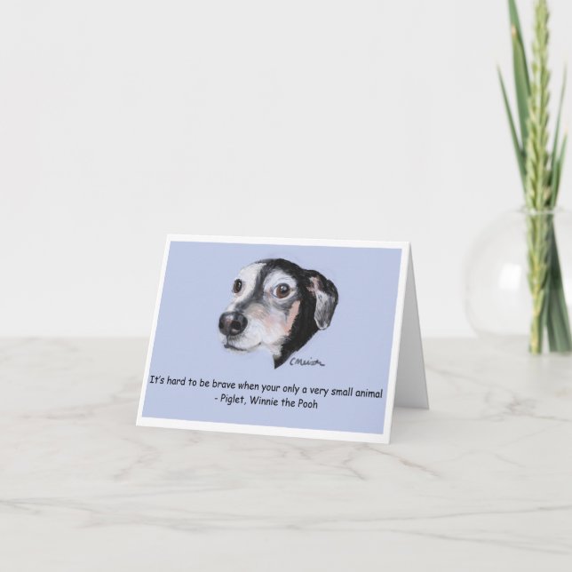 Carte d'encouragement (Devant)